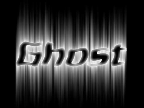 scary ghost text